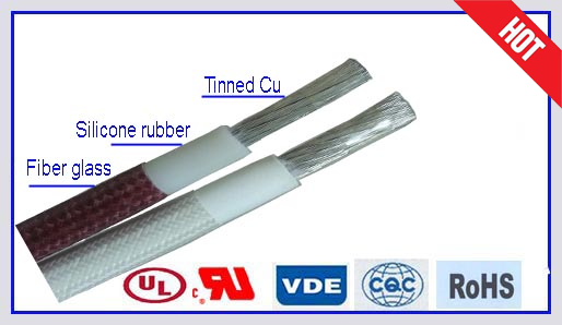 AWM3122 Glassfiber Braid Silicone RubberIn sulation Wire